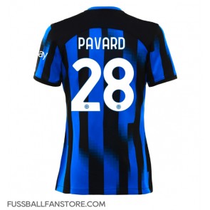 Inter Milan Benjamin Pavard #28 Replik Heimtrikot Damen 2023-24 Kurzarm